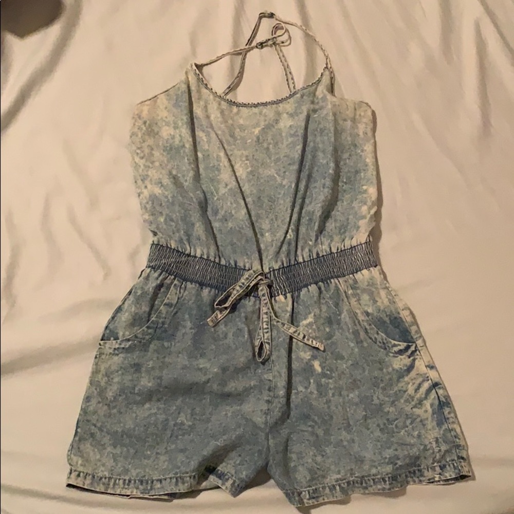 Blue Jean Romper